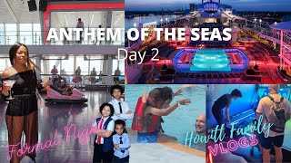 ANTHEM OF THE SEAS 2022 WITH THE KIDS! Obstructed balcony view - Vlog Day 2