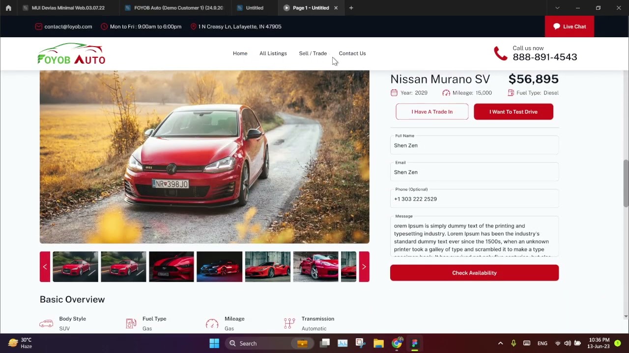 Scrolling keeping one side fixed (En) | Figma Prototype