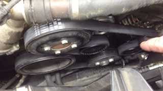 BMW E65 E66 How To Install New Idler Tensioner And Pulley For Serpentine Belt