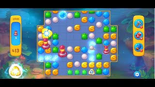 Fishdom level 12401 новое препятствие Бакен (Buoy)