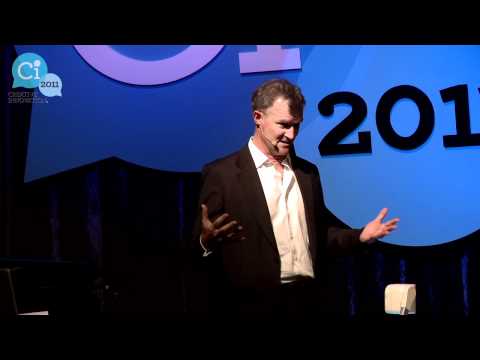 Michael Rennie speaks at Ci2011 - "Will a Super-Connected World Make Us Happier?"