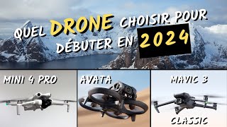Le meilleur drone à choisir si tu débute en 2024