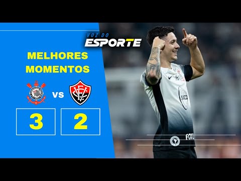 MELHORES MOMENTOS CORINTHIANS 3 X 2 VITÓRIA | 14ª RODADA DO CAMPEONATO BRASILEIRO - 04/07/2024