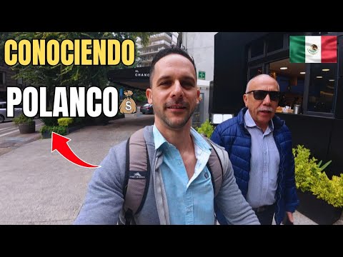 Así es la COLONIA más RICA de MÉXICO/ POLANCO. Mi Papá la visita por PRIMERA VEZ, así es su reacción