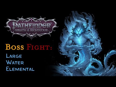 Maze Boss Encounter: Large Water Elemental