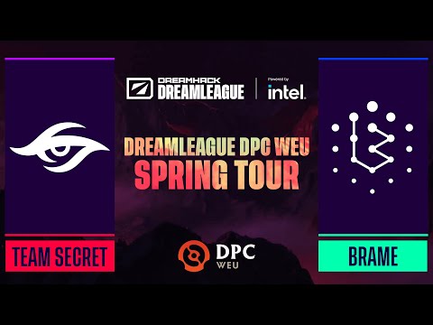 Dota2 - Team Secret vs Brame - Game 3 - DPC WEU Tour 2 - DreamLeague Season 17