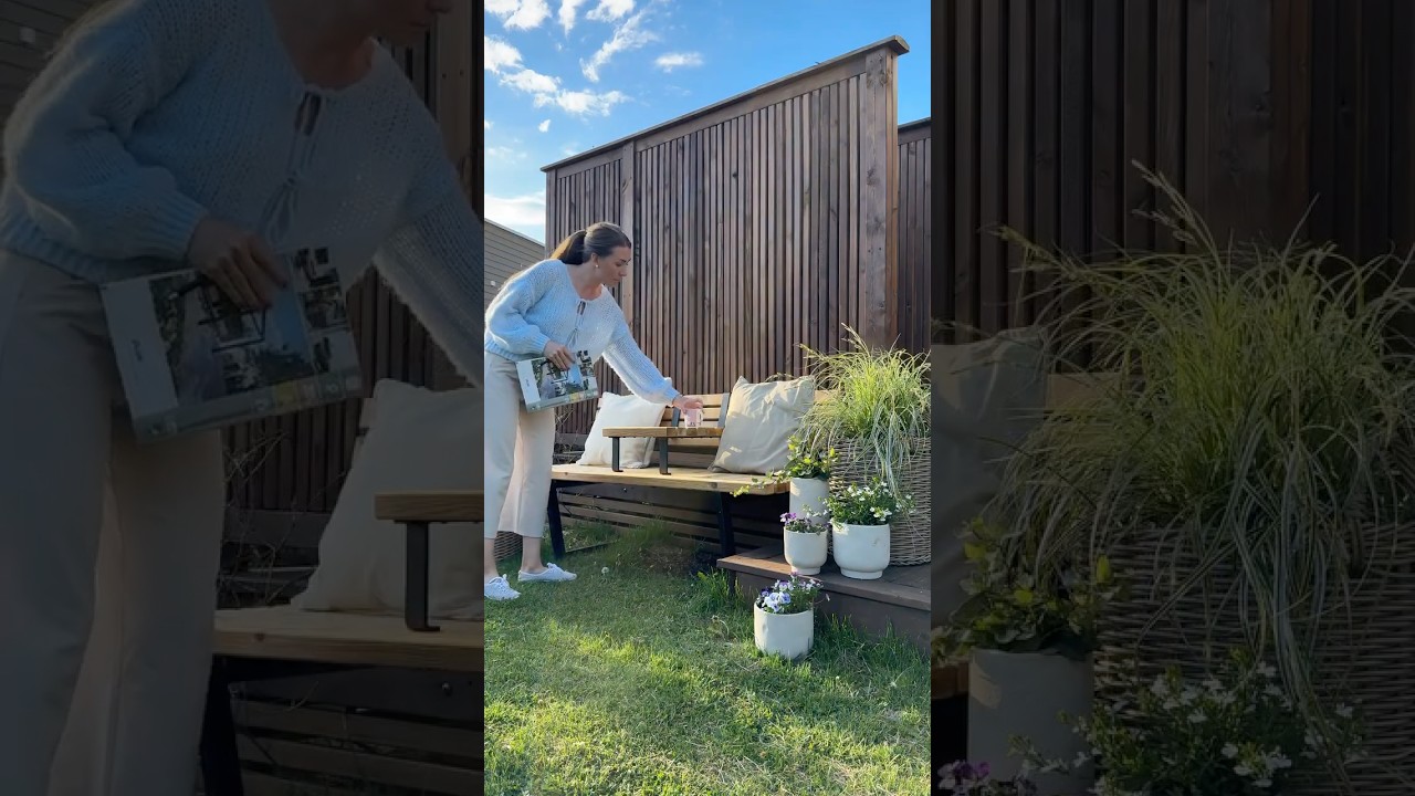 Relax bænk m/hængebord - 150 cm - ThermoWood®