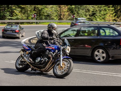 Motocyklami w Karkonosze Yamaha Fazer 600 oraz Yamaha XJR 1200SP