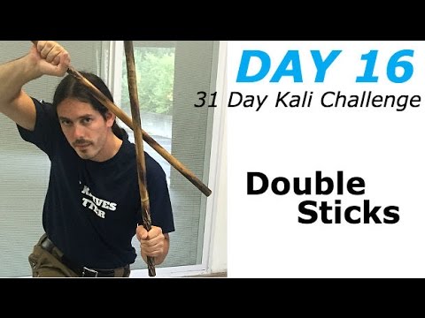 Kali Double Stick Sinawali Drill - DAY 16: 31 Day Kali Challenge