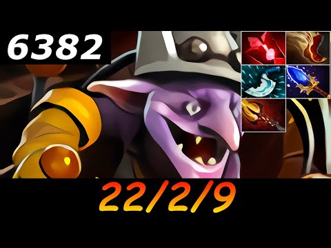 Dota 2 Timbersaw 6382 MMR 22/2/9 (Kills/Deaths/Assists) Ranked Full Gameplay