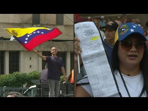 Opposition supporters to Venezuela's Maduro gather to defend claimed electoral victory | AFP