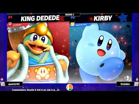 Srishdev (Dedede) vs qwertz143 (Kirby) - SSB India January '22 #2