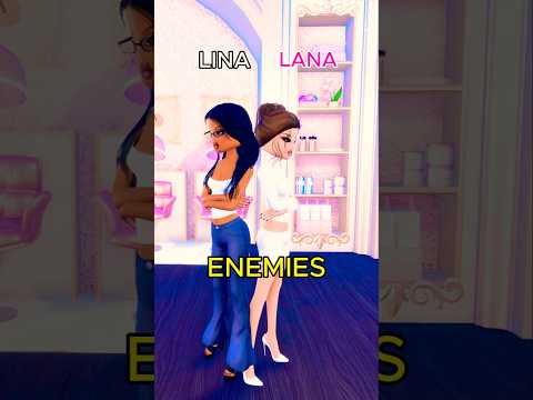 Lina and lana's journey😭 #roblox #dresstolmpress #dti #shortsviral #viralvideo #funny #memes #omg