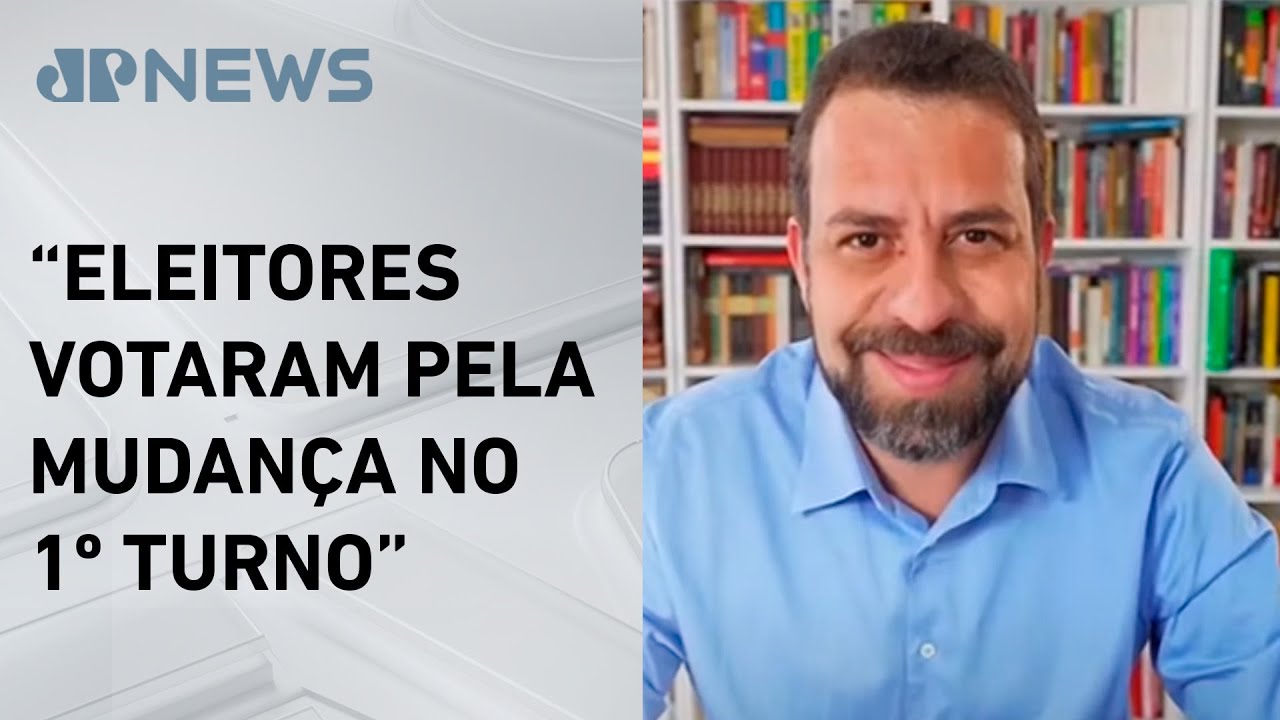 Guilherme Boulos comenta sobre votos de eleitores de Marçal e projeta 2º turno em SP