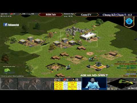 T8 - Hà Nội Open 7 AoE 44 Random BiBiClub vs GameTV Vòng Chung Kết Ngày 30/12/2018