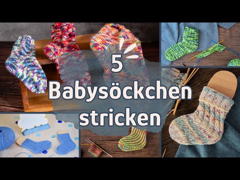 5 easy baby socks to knit for beginners