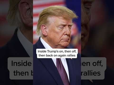 Inside Trump's on, then off, then back on again rallies