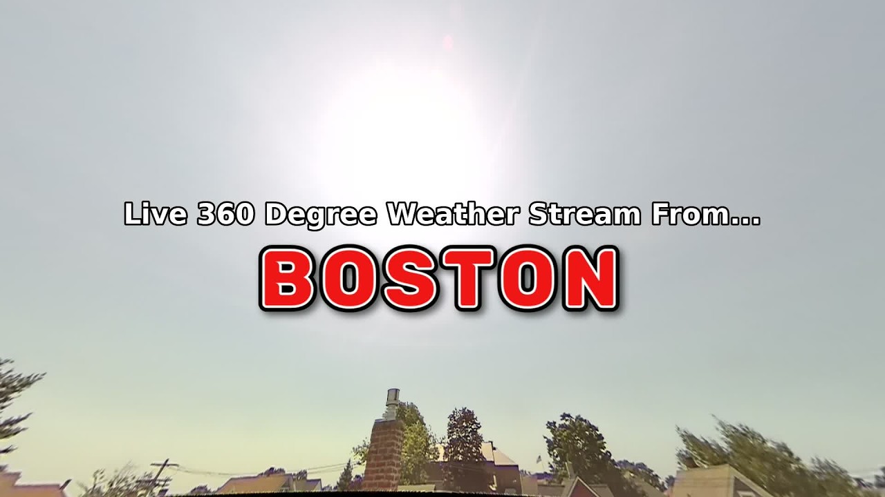 Live webcam view of Boston 360° Rooftop Sky Cam