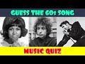Guess the 60s Song Music Quiz