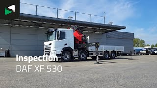 DAF XF 530 8X2 NEW Palfinger PK580 TEC Kran Crane Retarder Lift+Lenk flatbed truck for sale - Image 4 | Autoline New DAF XF 530 8X2 NEW Palfinger PK580 TEC Kran Crane Retarder Lift+Lenk flatbed truck | Image 4 - Autoline