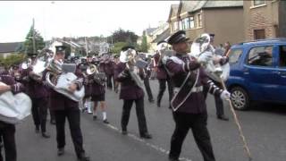 preview picture of video 'Dungannon Silver Band @ The Last Saturday Black Parade 2013'