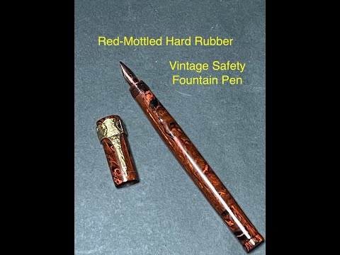 Vintage Safety Fountain Pen full restoration tutorial