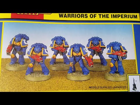 Vintage 90's Citadel Warhammer & Warhammer 40K Unpainted Wargame Miniatures
