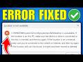 Fix Location Is Not Available Error Windows 11