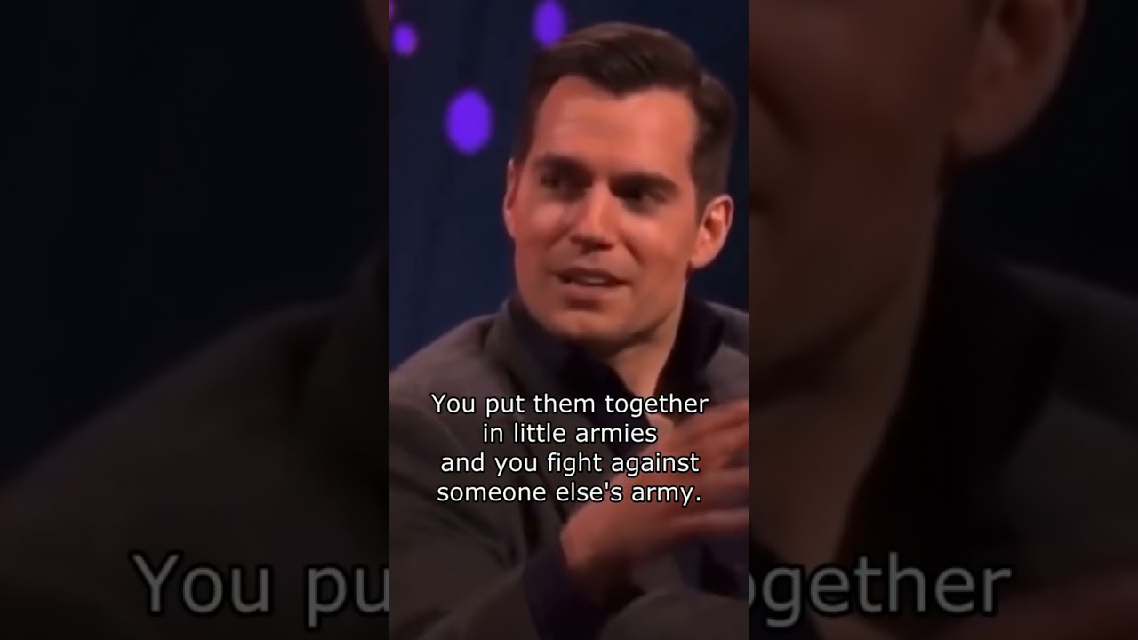 Henry Cavill explains WARHAMMER! #shorts