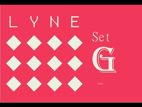 LYNE - Set G Walkthrough (G 1-25) - YouTube
