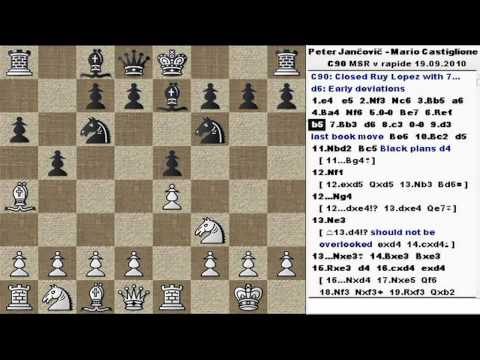 8.1. Peter Jančovič - Mário Castiglione 1/2 - 1/2