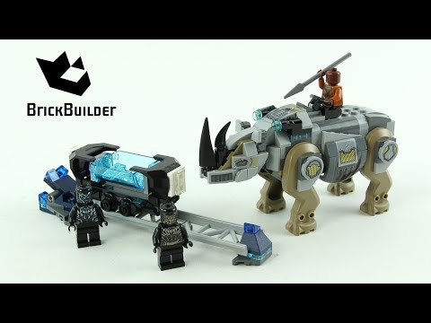 Vidéo LEGO Marvel 76099 : L'affrontement du rhino à la mine