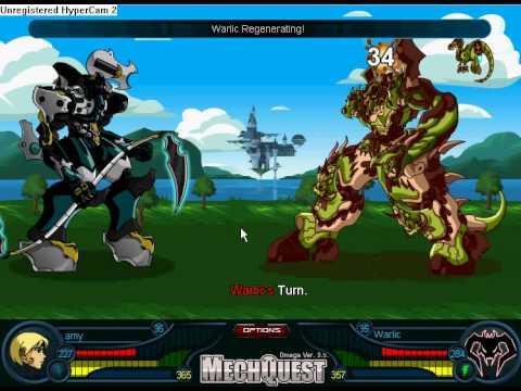 MECHQUEST:reaper mecha VS dragon ultimate rare mecha!!!