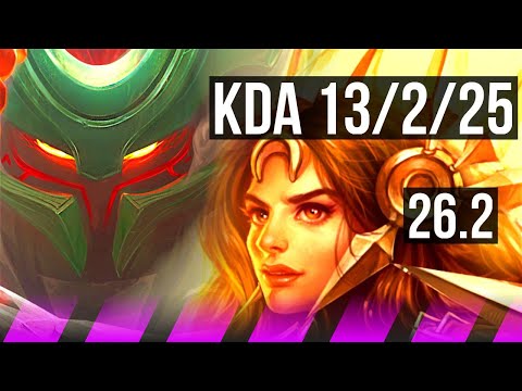 NAUTILUS & Kai'Sa vs LEONA & Varus (SUP) | 26K damage, Good KDA: 13/2/25 | EUW Master | 26.2