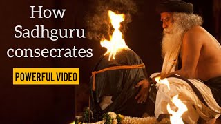 How Sadhguru consecrates Linga | The Mystic Guru #MysticReveals