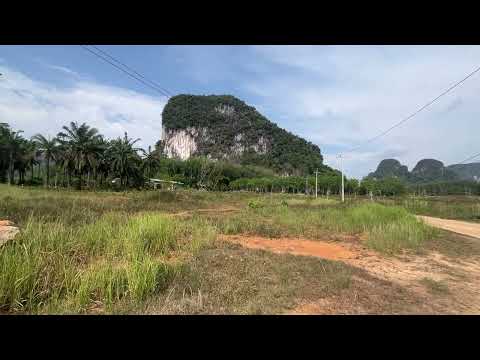 Nearly 4 Rai of Land with Spectacular Panoramic Mountain Views for Sale in Nong Thale, Krabi.