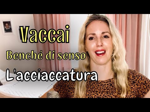 Vaccai Benchè di senso | How To sing Acciaccatura