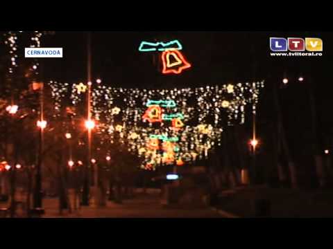 Cernavodă este luminat de sărbători - Litoral TV