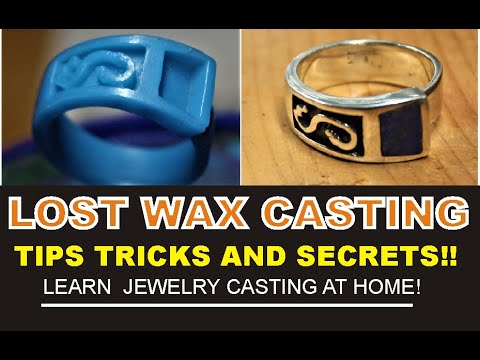 lost wax casting or investment casting jewelry casting tips tricks and secretes.
