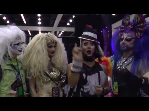 Fierce Queenz at DragCon with Roving Reporter Erickatoure Aviance | Hey Qween