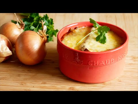 Soupe à l'oignon gratinée 🧅 de ma MAMAN