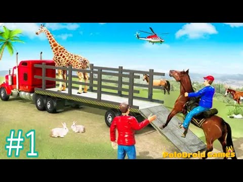 Real Tractor Farm Animal Truck Driving Transport Simulator #1 - Best Android Gameplay