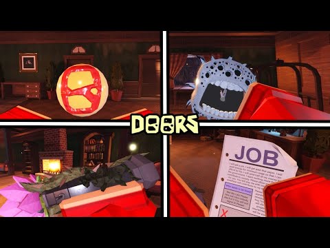 Roblox DOORS - All Unique Item Skins Showcase
