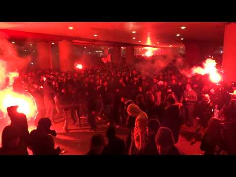 AJAX - Feyenoord ( 3 - 1 ) 22-1-2014 : Entrada part 2