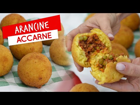 Arancine alla carne: ricetta siciliana della arancine accarne