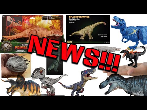 NEWS!!! New Mattel Jurassic World Daspletosaurus revealed! New Primal Ambush line! & much more!!!