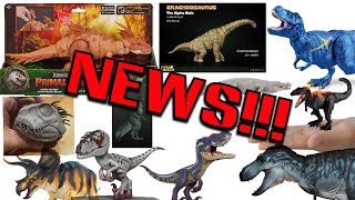 NEWS!!! New Mattel Jurassic World Daspletosaurus revealed! New Primal Ambush line! & much more!!!