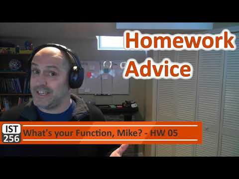 Homework Advice