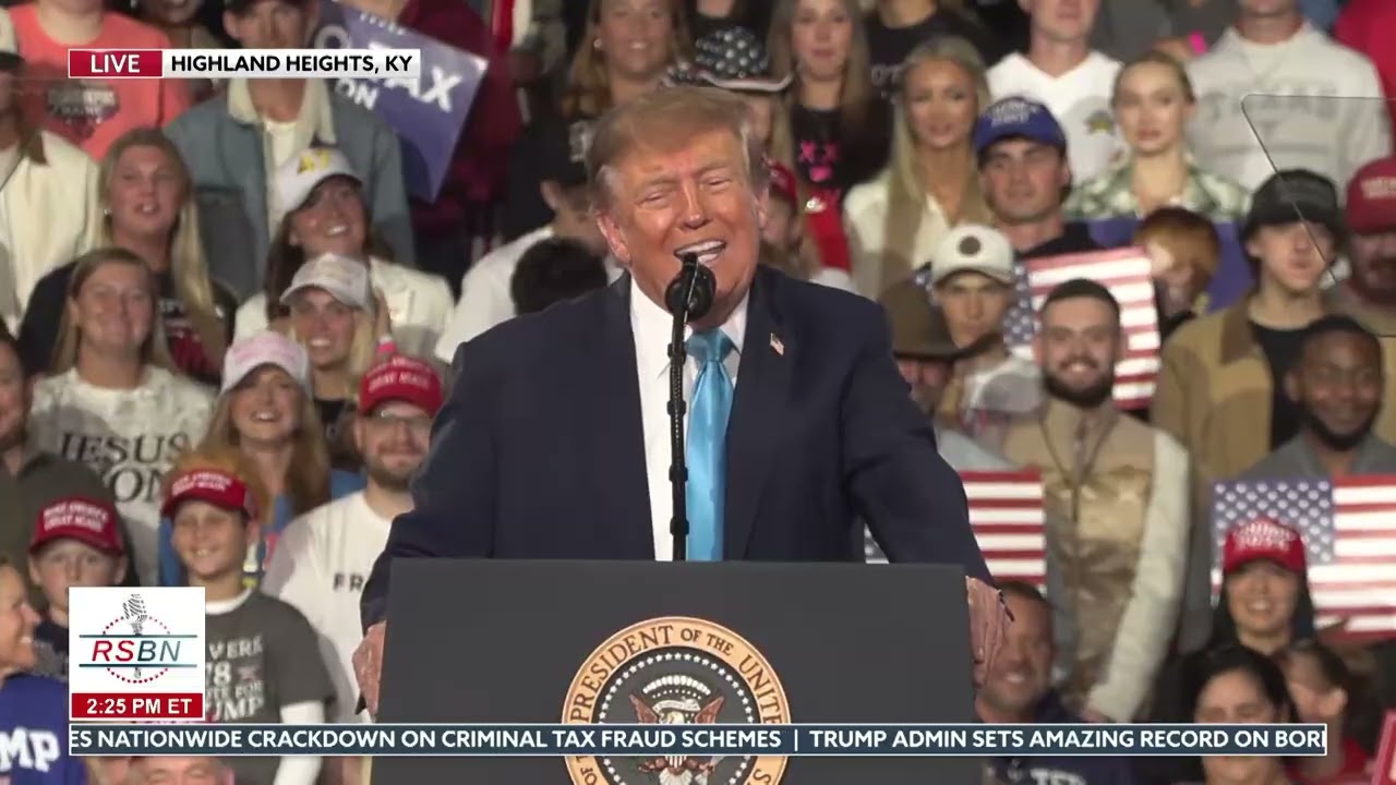 FULL SPEECH: President Trump Delivers Remarks at Rally in Highland Heights, KY - 10/17/26