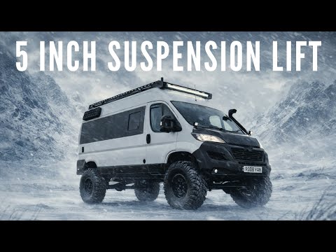 5 Inch Suspension Lift on a Peugeot Boxer Campervan